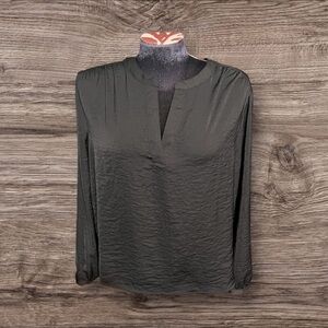 Calvin Klein Jeans Black Long Sleeve Top Size Large